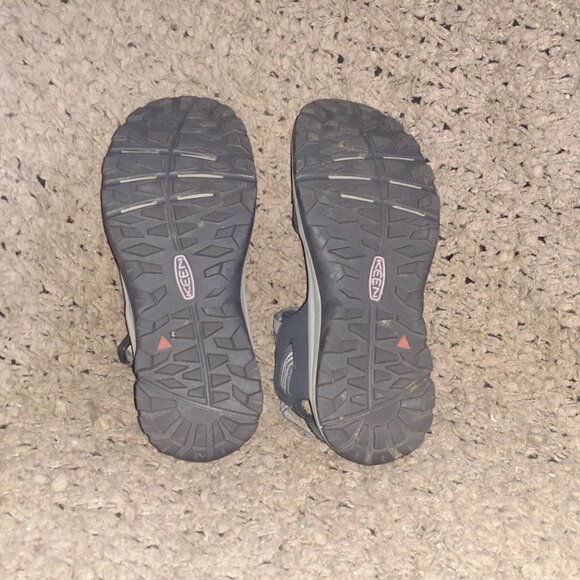 KEEN-Terradora Strap Sport Sandals-Dark Gray/Pink-Sz 8-Excellent - Picture 7 of 7